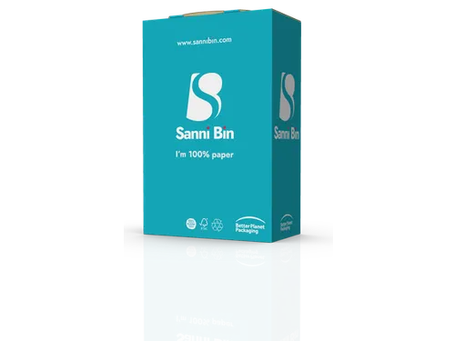 Sanni Bin disposable hygiënebak 14 liter karton (10 stuks)