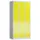 Dubbeldekse garderobekast 1800x870x500mm 3x2vak klink RAL7035 RAL1018