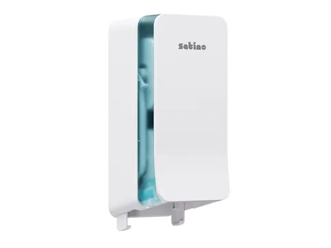 Toiletpapierdispenser Satino JT3 Hyginity systeemrol duo wit 333422