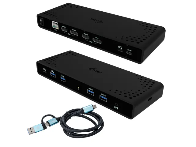 Universal Dual 4K Display Docking Station + Power Delivery 85W