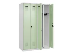 locker voor scheiding van kleding,HxBxD 1850x1200x500mm,4vak