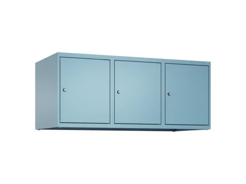 opzetkast,v. locker,3vak.,vak B 400mm,HxBxD 500x1200x500mm