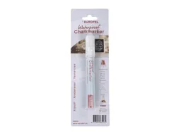 Krijtstift Europel watervast 3-6mm wit blister 1 stuk