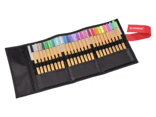 Fineliner STABILO point 88/25 Arty rollerset zwart fijn ass 25st - 4