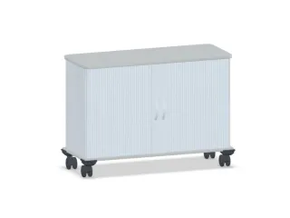 jaloeziedeurkast,HxBxD 720x1000x400mm,decor romp lichtgrijs - 2