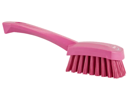 Afwasborstel Korte Steel Roze Hard