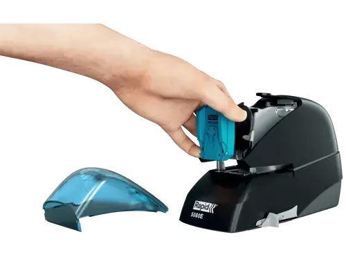 Snelle contactloze elektrische nietmachine R5080E 80 blad zwart