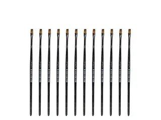 Penseel Kangaro Serie 341 plat Nr. 4 synthetisch doos 12 stuks - 1