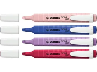 Markeerstift STABILO Swing cool Wildflower 4 stuks assorti - 3
