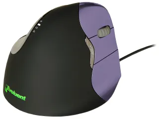 Evoluent4 VM4S Ergonomische muis Rechts bedraad Small Zwart/paars - 1