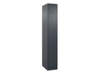 locker,HxBxD 1850x300x500mm,1vak,vak B 300mm,cil.-slot,staand op vloer - 1