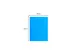 Pk25 map dubbele kle p ROCK"S A4/A3 blauw