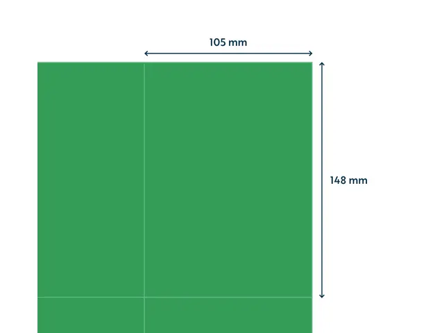 Gekleurde Etiketten 105x148mm Groen 42522 1000 Vel