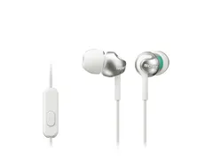 Oortelefoon Sony in-ear EX110 9mm wit