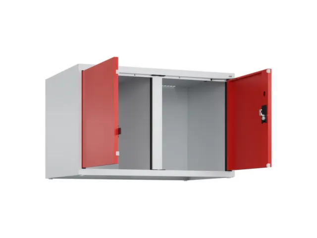 opzetkast,v. locker voor scheiding van kleding,2vak.,vak B 400mm