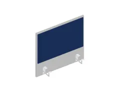 baliepaneel,v. bureau,aanbouw links,B 600mm,MP-lichtgrijs,BN6016-blauw