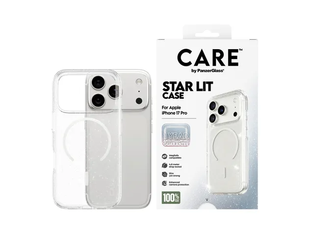 PanzerGlass CARE by Star Lit Case w. White MagSafe iPhone 17 Pro
