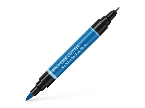 Tekenstift Faber-Castell Pitt Artist Pen duo marker 110 phthaloblauw
