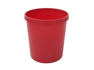 Ronde Papierbak 18 Liter Rood - 1