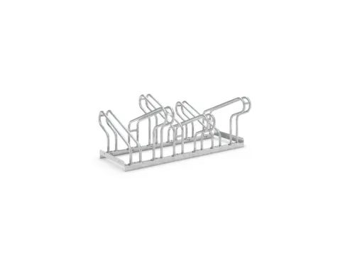 Fiets-Beugelrek L 1050Mm 2X3Plaatsen Schroefbaar Dubbelzijdig Verzinkt