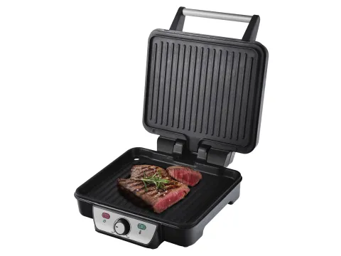 Inventum CG618 Contactgrill 1800 Watt RVS Zwart