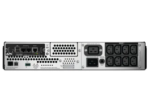 APC Smart-UPS SMT2200RMI2UNC - 8x C13, 1x C19, USB, montable en rack,