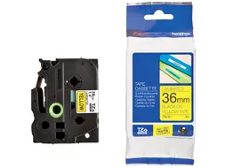 Labeltape Brother P-touch TZe-661 standaard 36mm zwart op geel