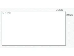 Seiko SLP-ENT naamkaartjes 39x75mm