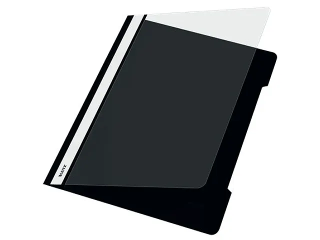 Snelhechter Leitz 4191 Standaard A4 zwart 30% gerecycled plastic