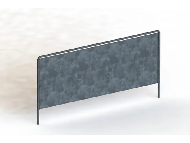 verdeelschot,v. inhaakstelling,HxD 150x400mm,staal verzinkt