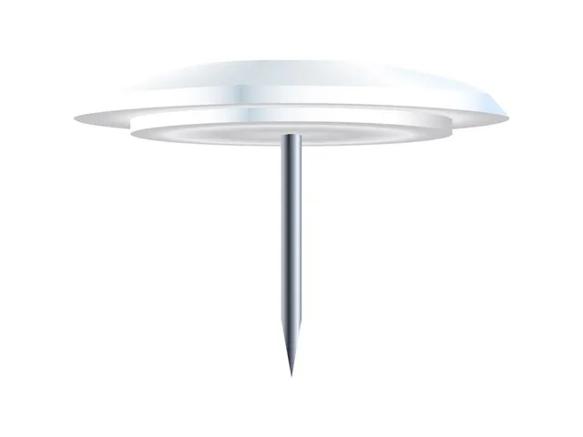 Doos met 40 punaises - punthoogte 7mm - 10mm diameter-Wit