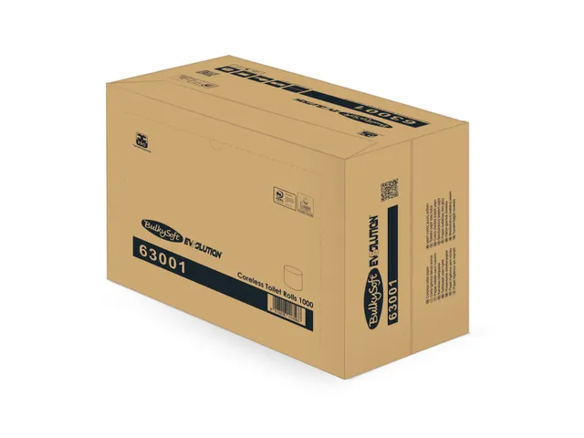 BulkySoft Toiletpapier cellulose coreless 2-laags 1000 vel