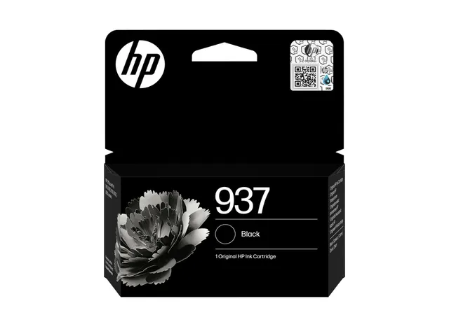 HP 937 Inktcartridge Zwart 4S6W5NE Origineel