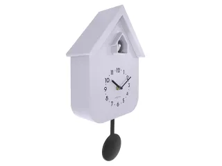 Wandklok NeXtime Twitter 21,5x41,5 cm lavendel - 2