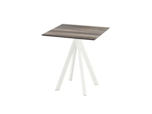 bistrotafel,HxBxD 730x700x700mm,rechthoekig,4voeten wit