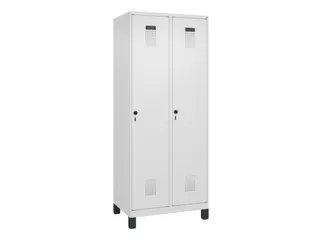 locker,HxBxD 1950x800x500mm,2vak,vak B 400mm,draaigrendel,voeten - 3