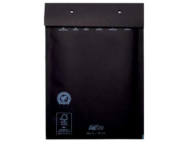 Luchtkussen Envelop 180x265 Zwart