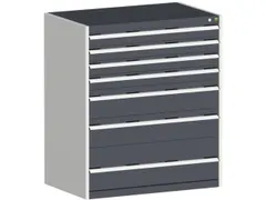 ladekast,HxBxD 1200x1050x750mm,7lade(n),lade voor zware lasten