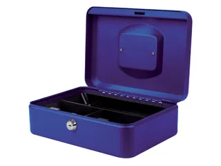 Geldkist Pavo 250x180x90mm blauw - 1