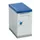 Afvalbak afvalverzamelaar 15 liter 355x200x300mm ombouw/deksel blauw