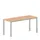 In hoogte verstelbaar bureau,HxBxD 720-840x1600x600mm,NE-esdoorn