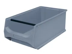 Zichtbak Grip 200x300x500mm Pp Met Draaggreep Grijs