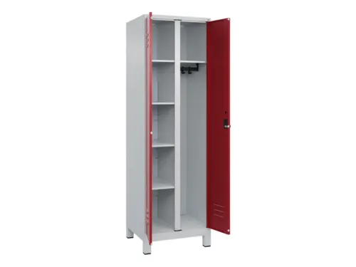 wasgoedverdeelkast,HxBxD 1950x600x500mm,vak B 300mm,draaigrendel