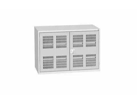 universele kast,HxBxD 800x1300x550mm,2xStalen bodem,draaigrendelslot