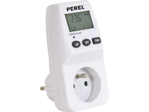 energiemeter, 230 V, 16 A, wit, voor België