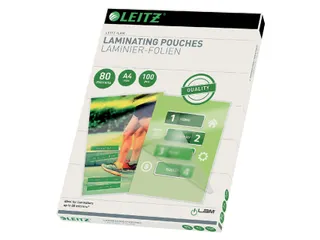 Lamineerhoes Leitz A4 2x80 micron EVA 100stuks - 1