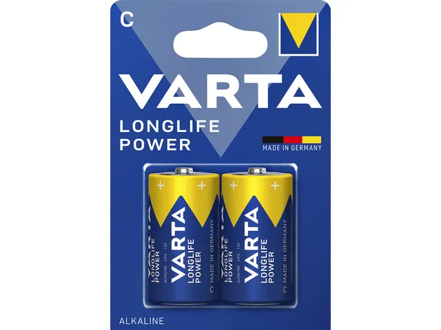 Batterij Varta Longlife Power 2xC