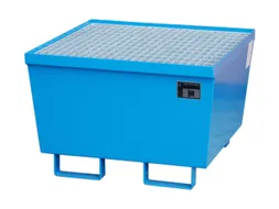 Opvangbak 1x 200l Opvangvol. 215l Blauw 545x 800x 800mm Rooster