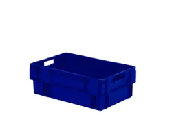 Euronorm Draaistapelbak Pp Hxlxb 210X600X400Mm 38L Blauw