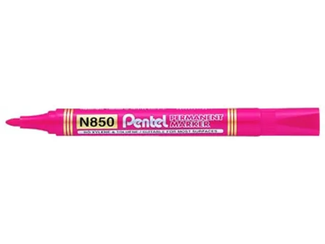 Pentel N850-B Permanent marker Ronde punt 4,2mm Rood